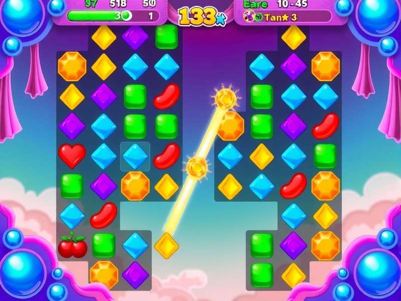 Jelly Match Fantasy colorful gameplay screenshot